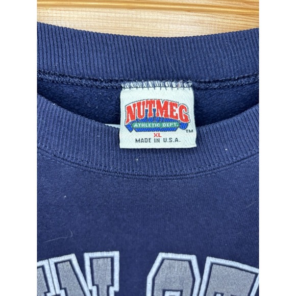 Vintage Nutmeg Penn State Nittany Lions College Crewneck Navy Blue Men's XL USA - Picture 3 of 7